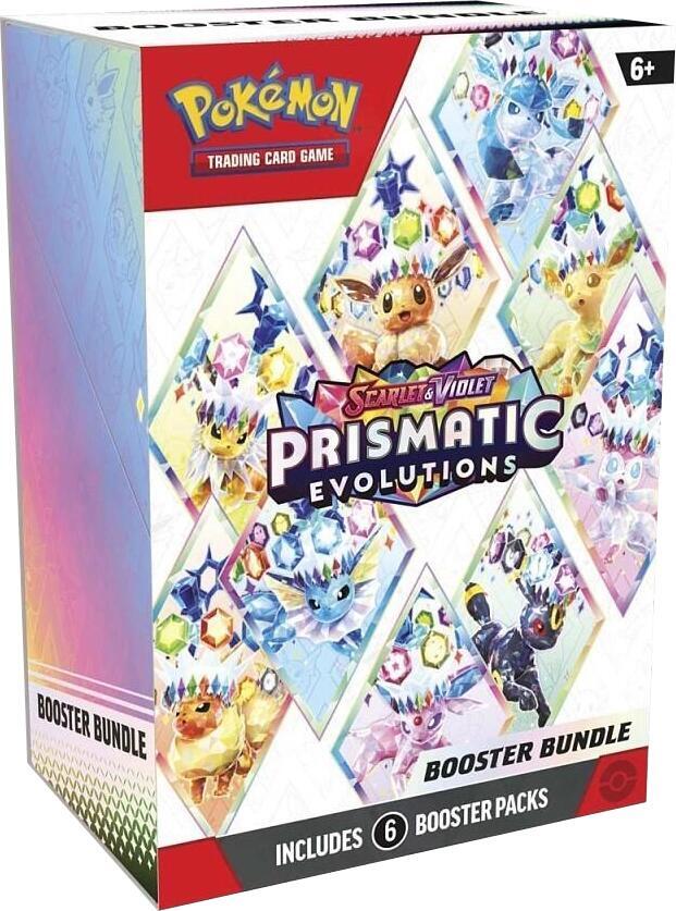 Pokemon Trading Card Games Scarlet Violet 8.5 Prismatic Evolution Booster Bundle